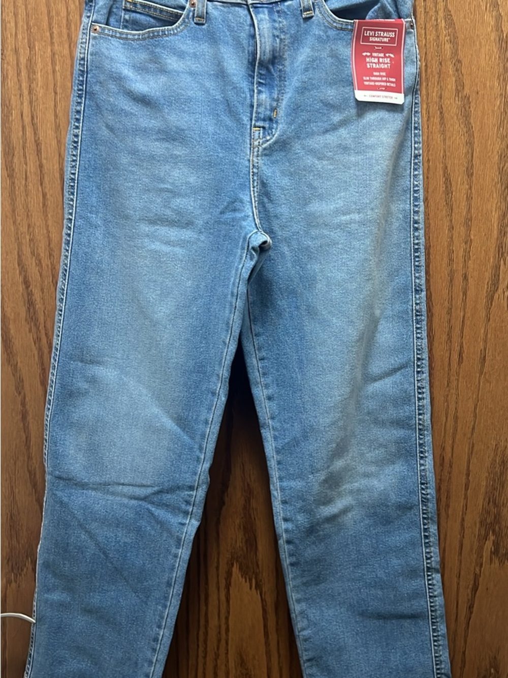 Signature by Levi Strauss Light Blue Women's Straight Leg Jeans